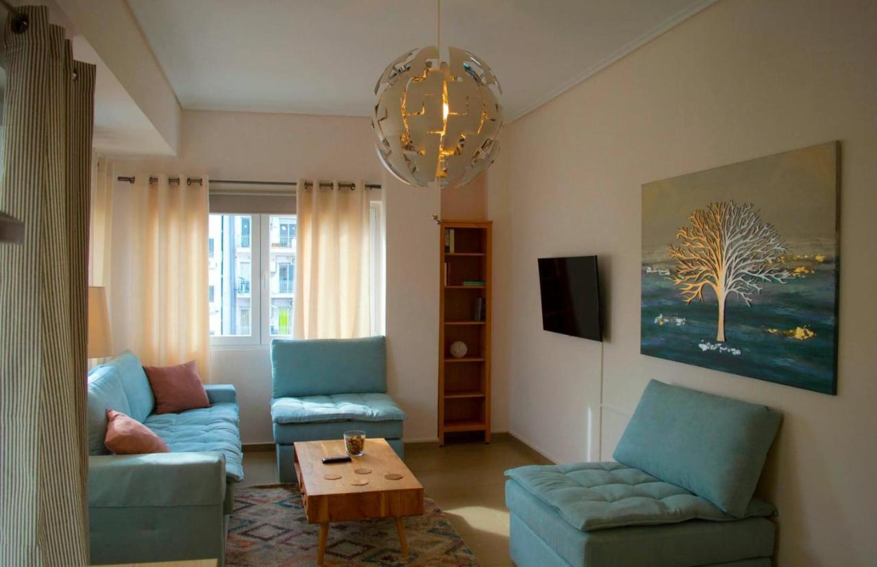 Sunny Central Luxury Apartment Volos Bagian luar foto